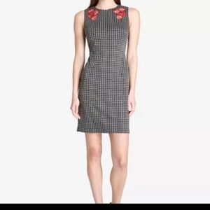 Tommy Hilfiger Elegant Black and Grey Women's Dress size S